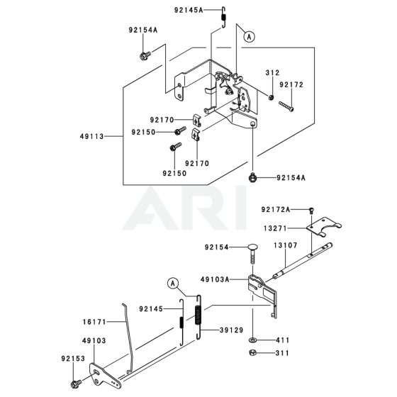 Control Equipment for Kawasaki FT691V Engine