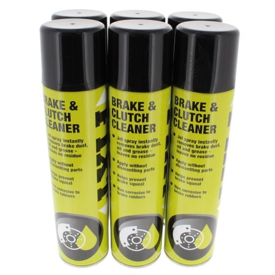 FIXT Brake & Clutch Cleaner - 400ml Aerosol - Pack of 6