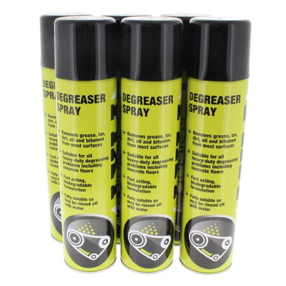 FIXT Degreaser Spray - 400ml Aerosol - Pack of 6