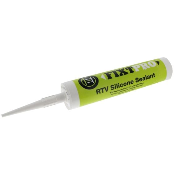 FIXT White Silicone Sealant - 300 ml Cartridge