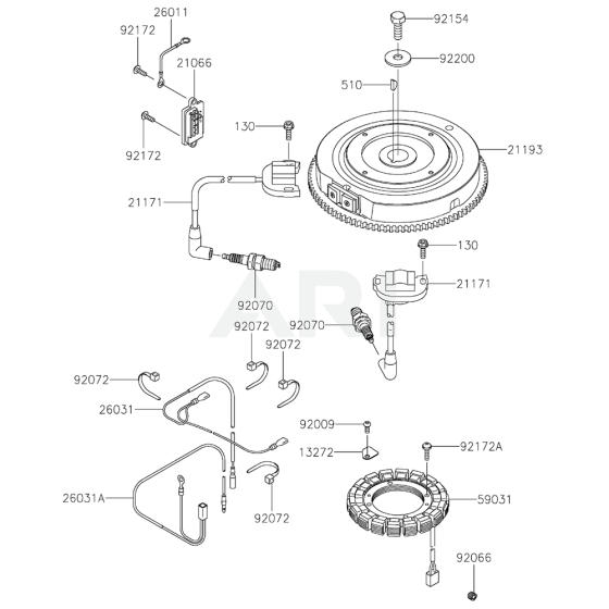 Electric Equipment for Kawasaki FX730V Engine