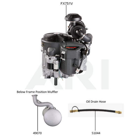 Replacement Engine / Accessories for Kawasaki FX751V Engine