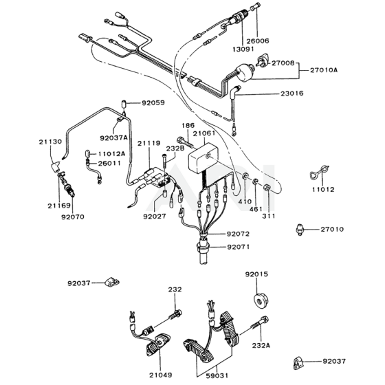 Electric Equipment for Kawasaki FZ790D Engine