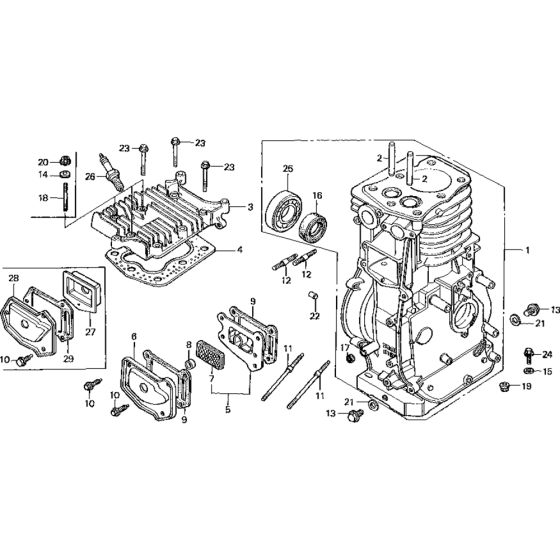 Cylinder Barrel Assembly for Honda G150K1 Engines