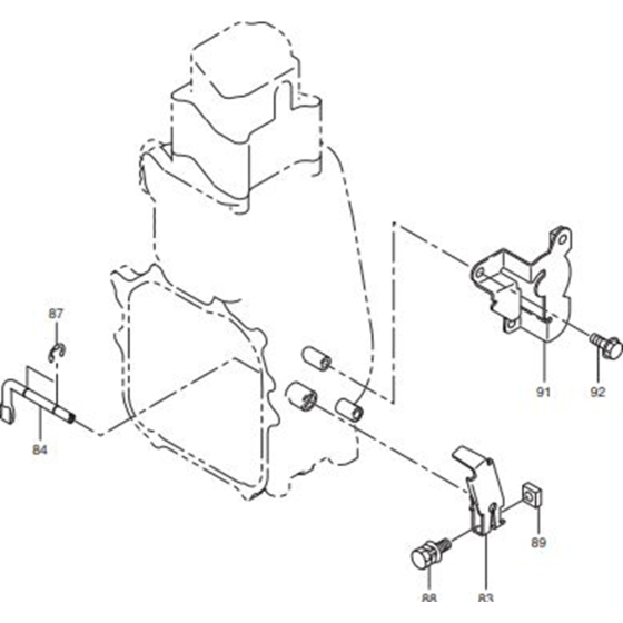 Control Bracket Assemblyfor Makita G1700I Generators