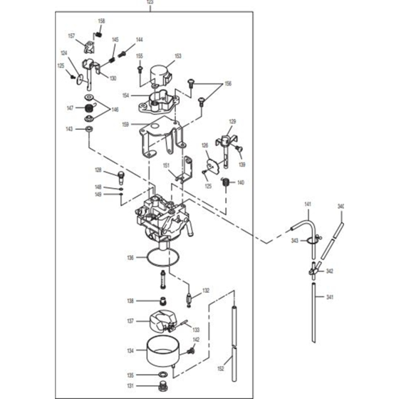 Motor Assemblyfor Makita G1700I Generators