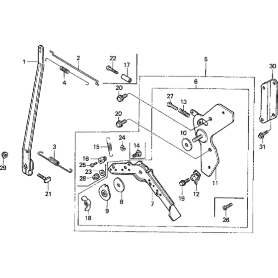 Control Assembly for Honda G200 Engines up to S/N 6560055