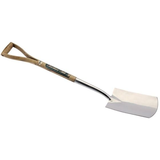 Garden Spade - Stainless Steel Hardened & Tempered Head with Ash Handle - Expert Quality