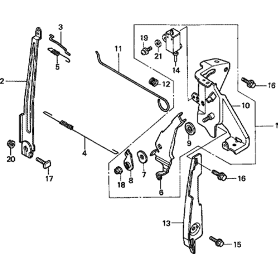 Control Assembly for Honda GC160A (GCAHA) Engine