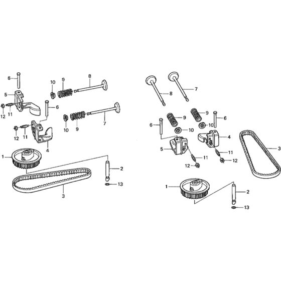 Camshaft Assembly for Honda GCV520 (GJAKM) Engines