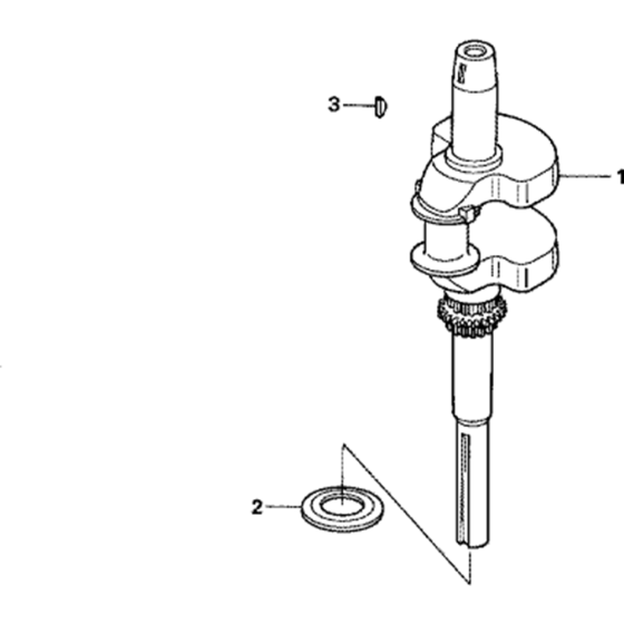 Crankshaft Assembly for Honda GCV520U (GJABK) Engines