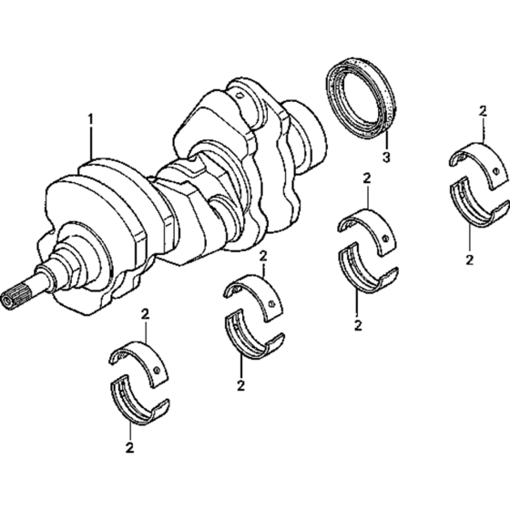 Crankshaft Assembly for Honda GD1100 (GRA) Engines