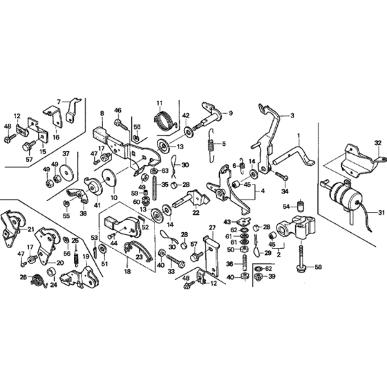 Control Assembly for Honda GD321 (GPAD) Engines