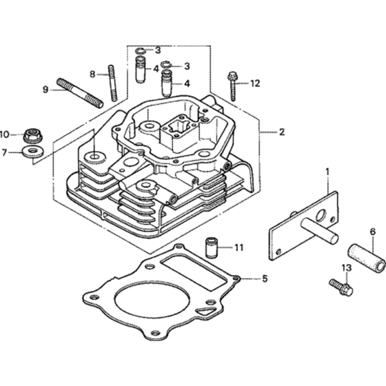 Cylinder Head Assembly for Honda GD411 (GPAC) Engines