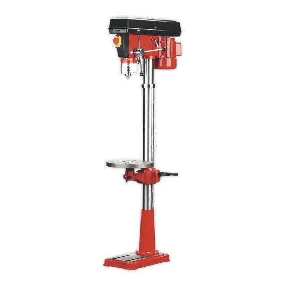 Pillar Drill Floor 16-Speed 1580mm Height 550W/230V Sealey Part No. GDM160F