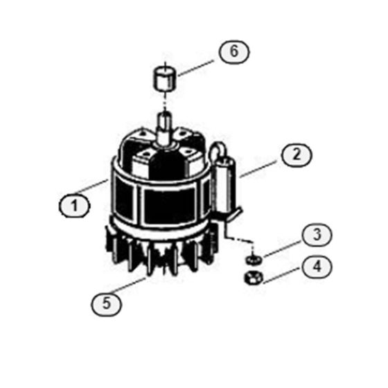 Engine Assembly  for Stihl/ Viking GE 215 Electric Shredders