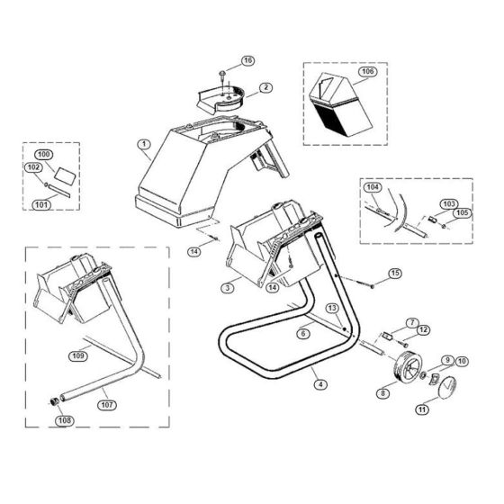 Housing Assembly  for Stihl/ Viking GE 230 Electric Shredders