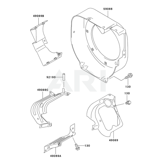 Cooling Equipment for Kawasaki GE4300A Generator