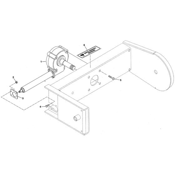 Gearbox Assembly for Altrad Belle Premier T Site Mixer