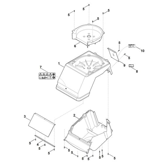 Housing for Stihl GH 370.0 S Shredder