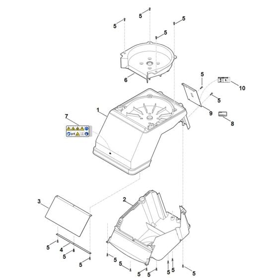 Housing for Stihl GH 370.1 S Shredder