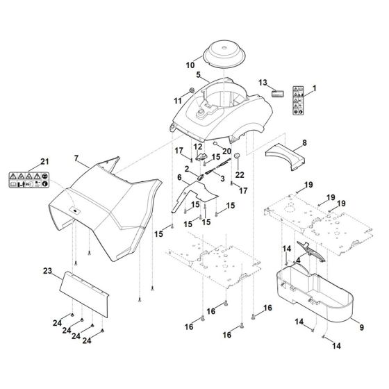 Housing for Stihl GH 460.0 C Shredder