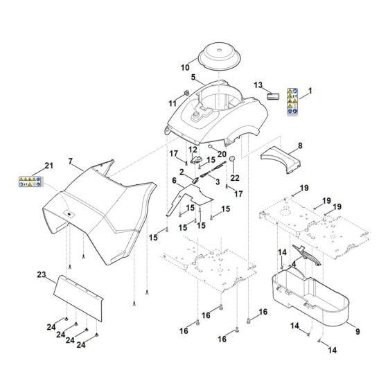 Housing for Stihl GH 460.1 C Shredder