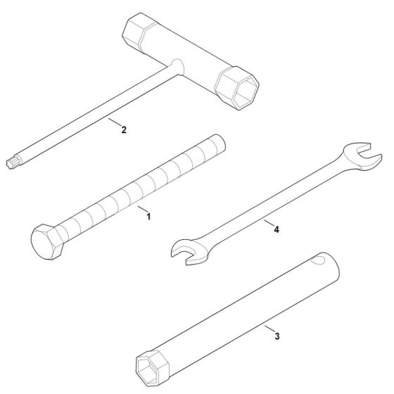 Tools for Stihl GH 460.1 C Shredder