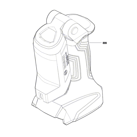 Cordless Torch Assembly for Bosch GLI 18V-300