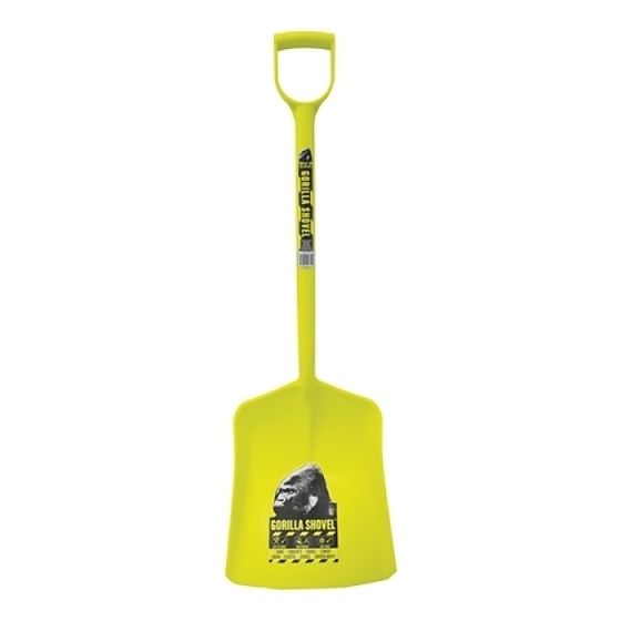 One Piece Plastic Shovel - Yellow by Gorilla Tubs - 119/1PPY