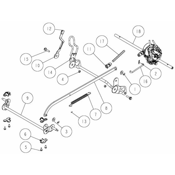 Drive Assembly for OREC GR538 Mower