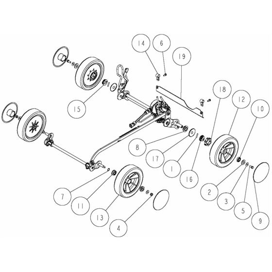 Drive Assembly -1 for OREC GR538 Mower