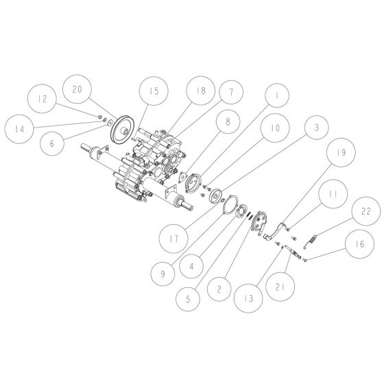 Frame Assembly -9 for OREC GR703A Mower