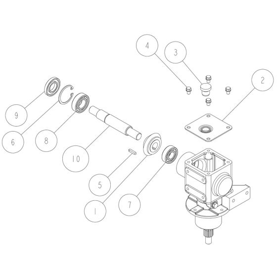 Cutting Parts, Cover Assembly -3 for OREC GR703A Mower