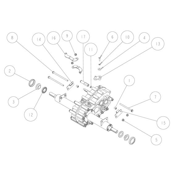 Transmission Assembly for OREC GR703A Mower