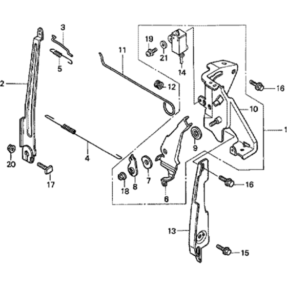 Control Assembly for Honda GS190A (GCACA) Engines