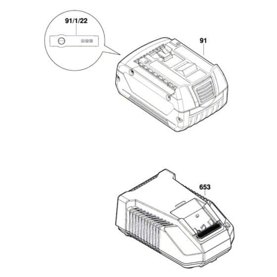 Cordless Percussion Screwdriver Assembly for Bosch GSB 18V-60 C