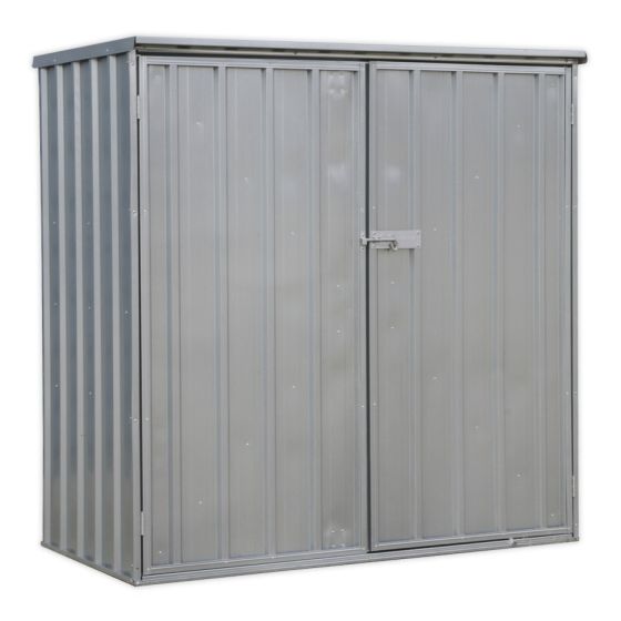 Galvanized Steel Shed 1.5 x 0.8 x 1.5mtr Sealey Part No. GSS150815