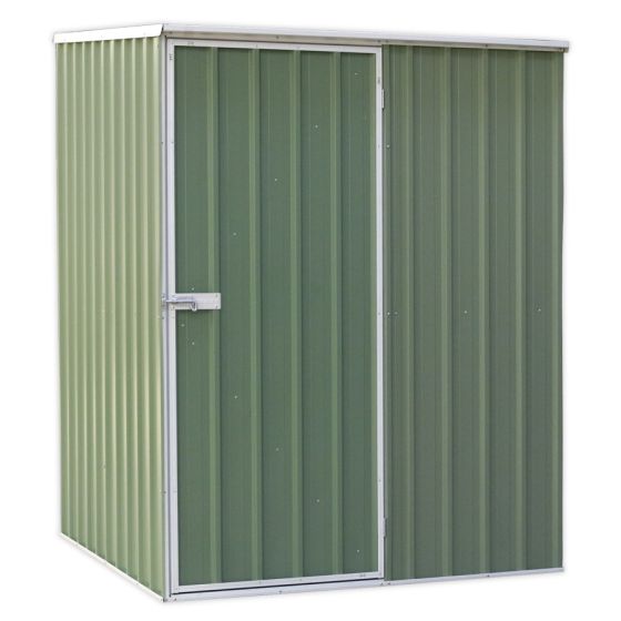 Galvanized Steel Shed Green 1.5 x 1.5 x 1.9mtr Sealey Part No. GSS1515G