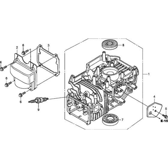 Cylinder Barrel Assembly for Honda GSV190A (GJACA) Engines