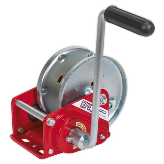 Geared Hand Winch with Brake 900kg Capacity Sealey Part No. GWE2000B