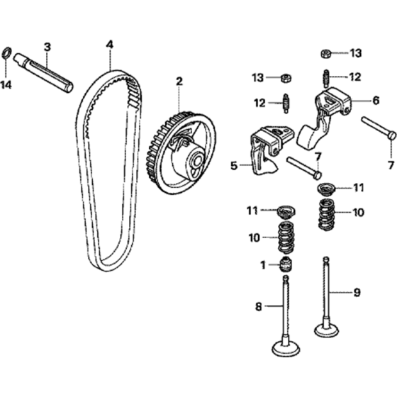 Camshaft Pulley  Assembly for Honda GX100U (GCAGK) Engines