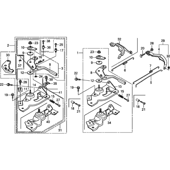 Control Assembly for Honda GX120T2 (GCBNT) Engines