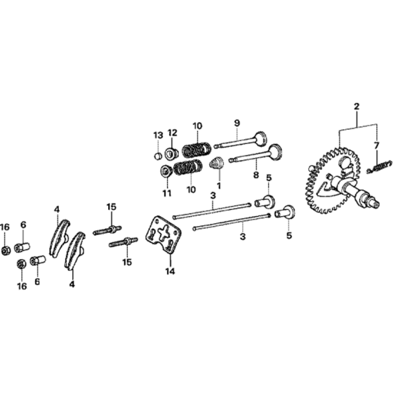 Camshaft Assembly for Honda GX120U1 (GCAHK) Engines