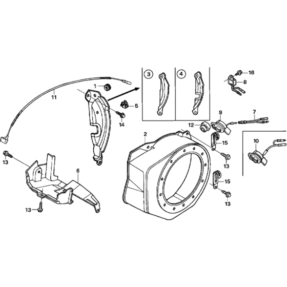 Fan Cover Assembly for Honda GX120U1 (GCAHK) Engines