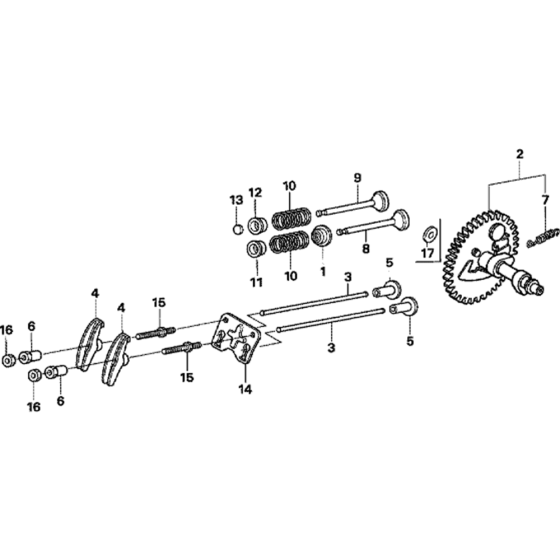 Camshaft Assembly for Honda GX120UT1 (GCAGT) Engines