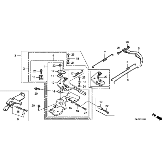 Control Assembly for Honda GX160U1 (GCACK) Engines