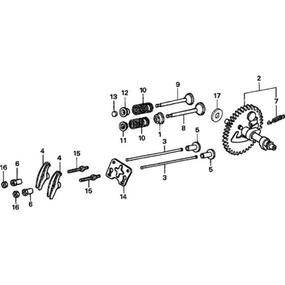 Camshaft Assembly for Honda GX160UT1 (GCAFT) Engines