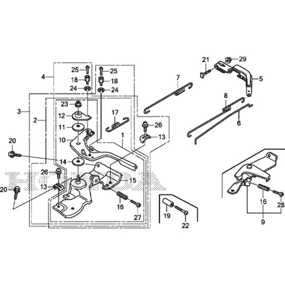 Control Assembly for Honda GX200H Engines