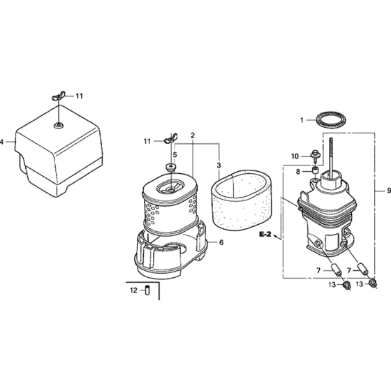 Air Cleaner -2 Assembly for Honda GX240UT1 Engines